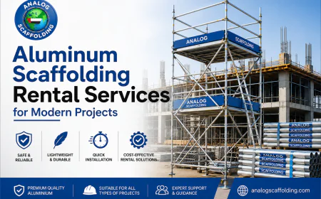 Aluminum Scaffolding Rental Services for Modern Projects