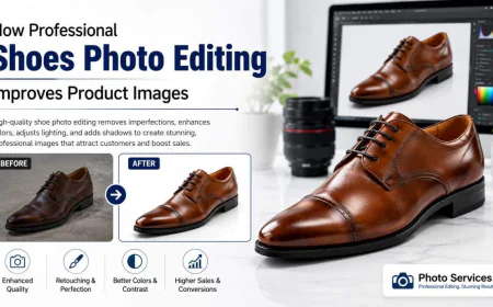 How Professional Shoes Photo Editing Improves Product Images