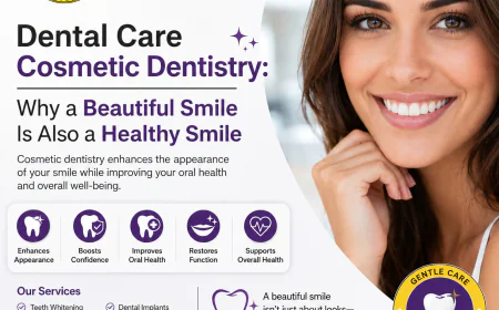Dental Care Cosmetic Dentistry: Why a Beautiful Smile Is Also a Healthy Smile
