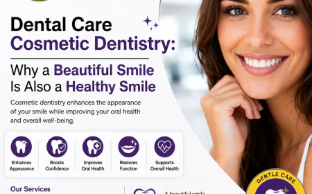 Dental Care Cosmetic Dentistry: Why a Beautiful Smile Is Also a Healthy Smile