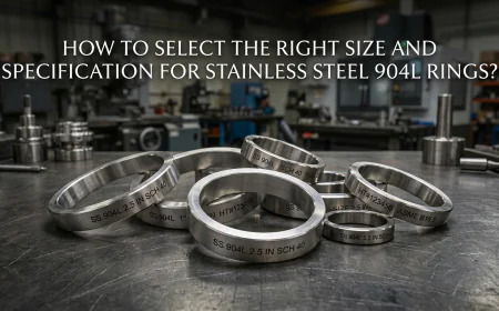 How to Select the Right Size and Specification for Stainless Steel 904L Rings