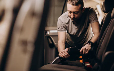 How to Clean Car Seats and Corners Using a Vacuum Cleaner