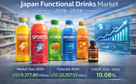 Japan Functional Drinks Market Size, Growth, Trends and Demand Report 2026–2034