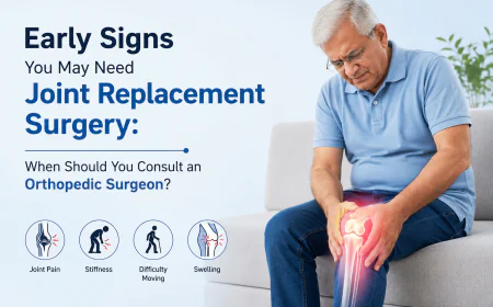Early Signs You May Need Joint Replacement Surgery: When Should You Consult an Orthopedic Surgeon?