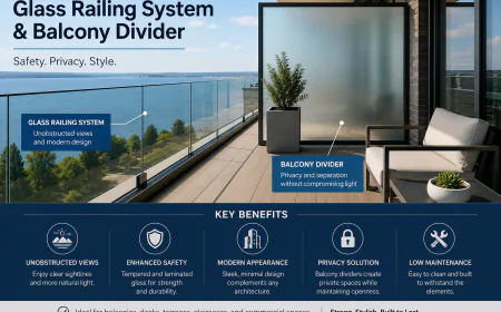 Glass Railing System and Balcony Divider: A Complete Guide to Modern Safety and Design