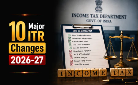 New Income Tax Rule This Year: 10 Important ITR Changes for AY 2026-27 Every Taxpayer Should Know