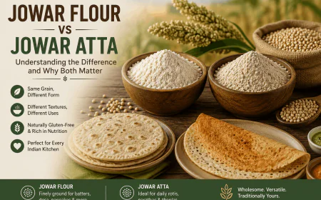 Jowar Flour and Jowar Atta – Two Forms of the Same Grain That Belong in Every Indian Kitchen