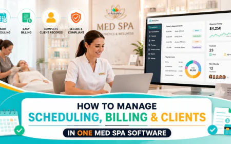 How to Manage Scheduling, Billing & Clients in One Med Spa Software