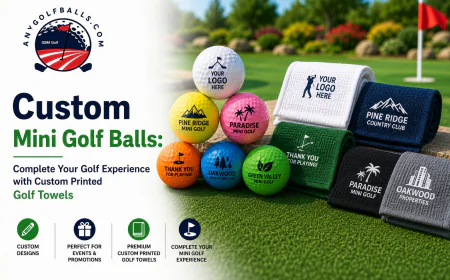 Custom Mini Golf Balls: Complete Your Golf Experience with Custom Printed Golf Towels