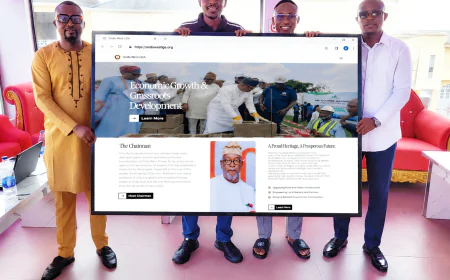 Tech Takes Centre Stage as Hon Olumbe Akinkugbe Delivers Website for Ondo West