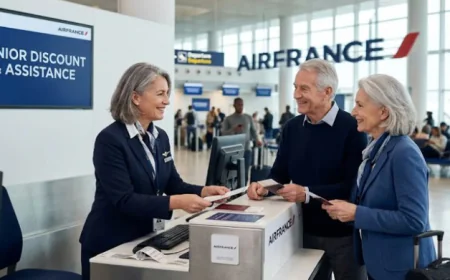 How do I get the Air France senior Citizen flight discount?