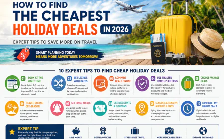 How to Find the Cheapest Holiday Deals in 2026 (Best Tips for Cheap Flights & Holiday Packages)