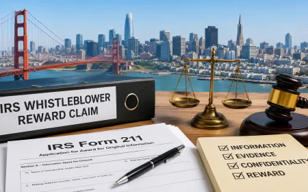 What a San Francisco Tax Whistleblower Should Know About IRS Reward Claims