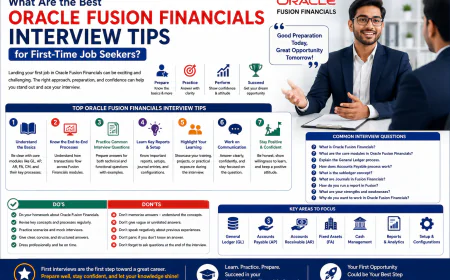 What Are the Best Oracle Fusion Financials Interview Tips for First-Time Job Seekers?