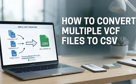 How to Convert Multiple VCF Files to CSV Without Errors