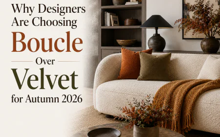Why Designers Are Choosing Boucle Over Velvet for Autumn 2026