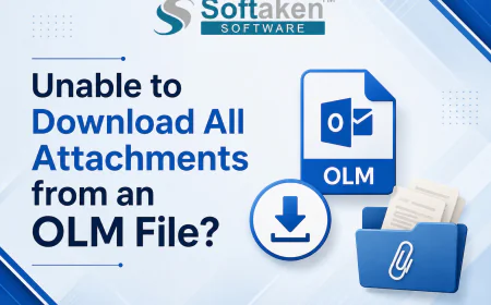 Unable to Download All Attachments from an OLM File?