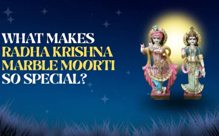 What Makes Radha Krishna Marble Moorti So Special?