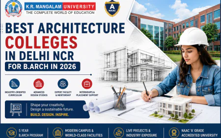 Best Architecture Colleges in Delhi NCR for B.Arch in 2026