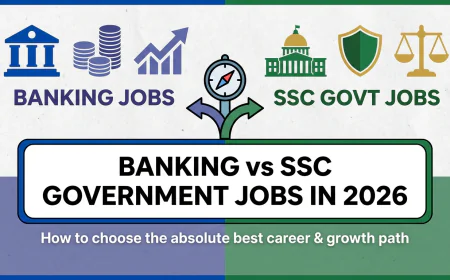 Banking vs SSC Government Jobs in 2026 how to choose the absolute best career and growth path