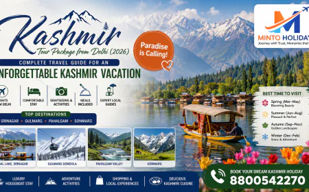 Kashmir Tour Package from Delhi (2026): Complete Travel Guide for an Unforgettable Kashmir Vacation