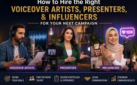 How to Hire the Right Voiceover Artists, Presenters, and Influencers for Your Next Campaign