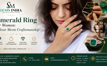 Emerald Ring for Women: Colour Meets Craftsmanship