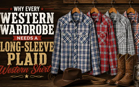 Why Every Western Wardrobe Needs a Long-Sleeve Plaid Western Shirt