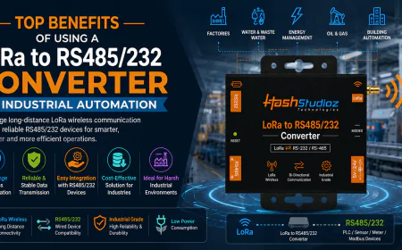 Top Benefits of Using a LoRa to RS485/232 Converter in Industrial Automation