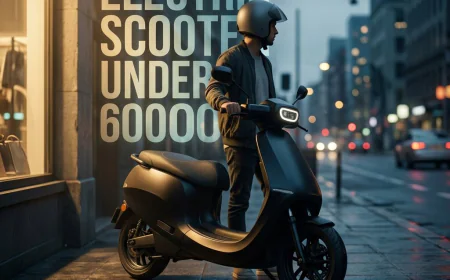 Electric Scooter Under 60000: Find the Right Budget EV