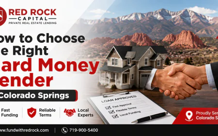 How to Choose the Right Hard Money Lender in Colorado Springs