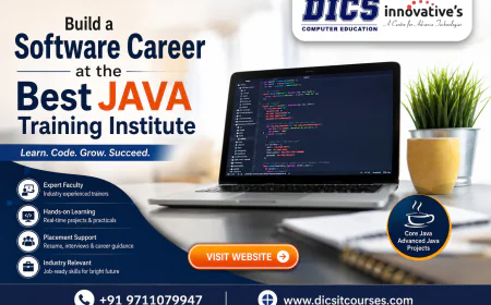 Build a Software Career at the Best Java Training Institute