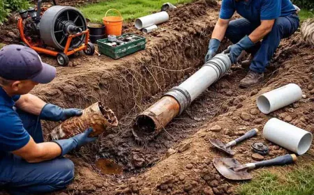 Sewer Line Replacement: Timeline, Yard Impact & Permits
