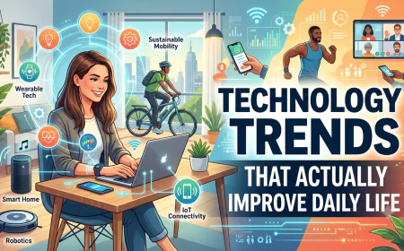 Technology Trends That Actually Improve Daily Life