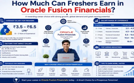 How Much Can Freshers Earn in Oracle Fusion Financials?