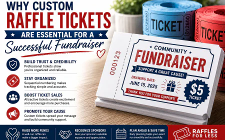 Why Custom Raffle Tickets Are Essential for a Successful Fundraiser