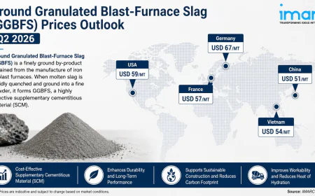 Ground Granulated Blast-Furnace Slag (GGBFS) Price Trend, Prices, Demand, Index & Uses July 2026