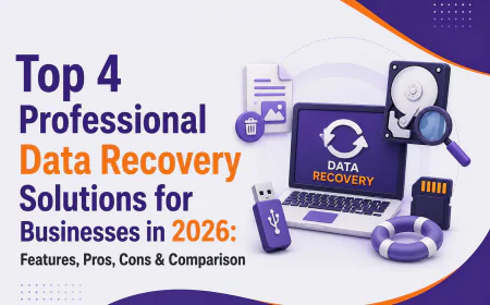 Top 4 Professional Data Recovery Solutions for Businesses in 2026: Features, Pros, Cons & Comparison
