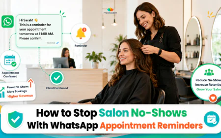 How to Stop Salon No-Shows With WhatsApp Appointment Reminders