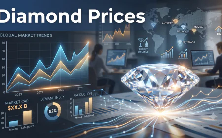 Diamond Price Trend with Quarterly Forecast Prices Chart
