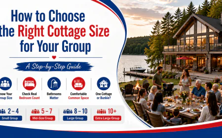 How to Choose the Right Cottage Size for Your Group