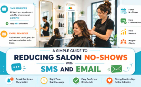 A Simple Guide to Reducing Salon No-Shows With SMS and Email