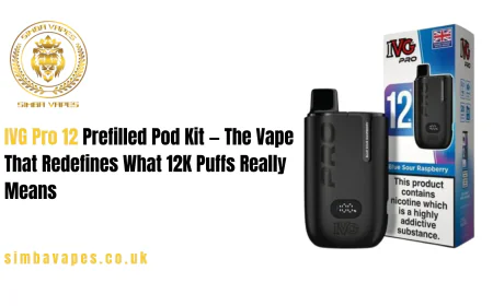 IVG Pro 12 Prefilled Pod Kit — The Vape That Redefines What 12K Puffs Really Means