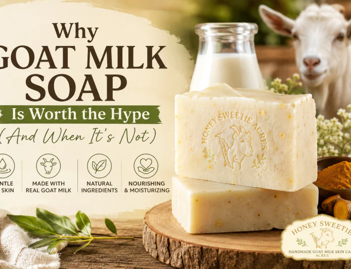 Goat Milk Soap Bar: Handmade & Turmeric Options for Sensitive Skin