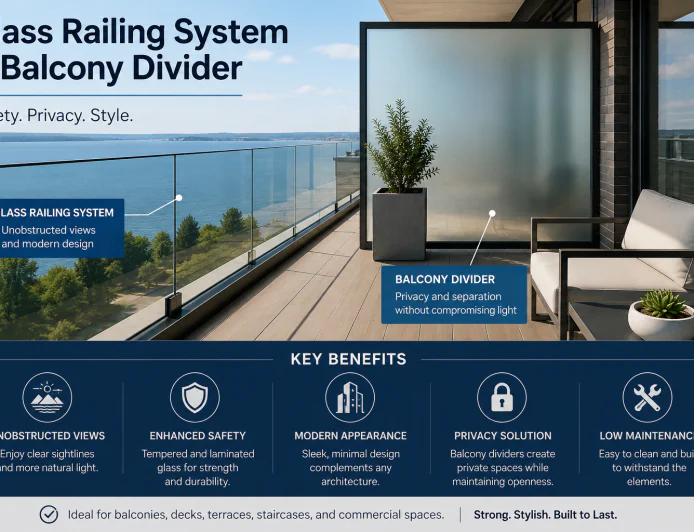 Glass Railing System and Balcony Divider: A Complete Guide to Modern Safety and Design