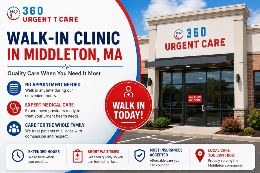 Convenient Walk-In Clinic Serving Middleton, MA