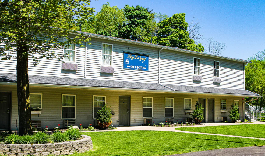 Relax Poolside at SJ's Hideaway Bar at Bay Lodging Put-in-Bay Ohio
