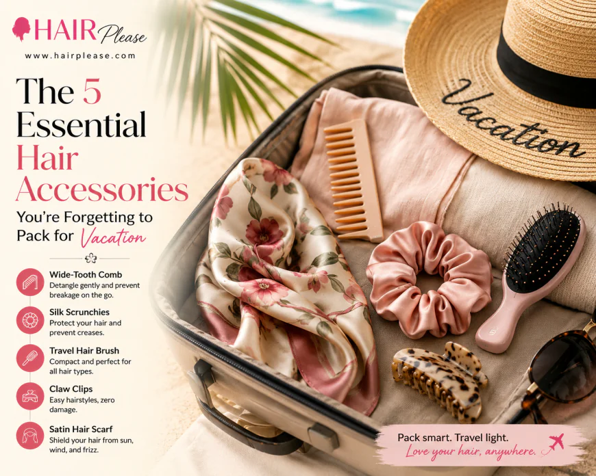 The 5 Essential Hair Accessories You’re Forgetting to Pack for Vacation