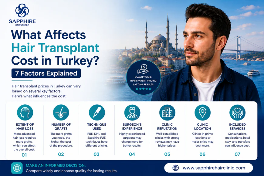 What Affects Hair Transplant Cost in Turkey? 7 Factors Explained