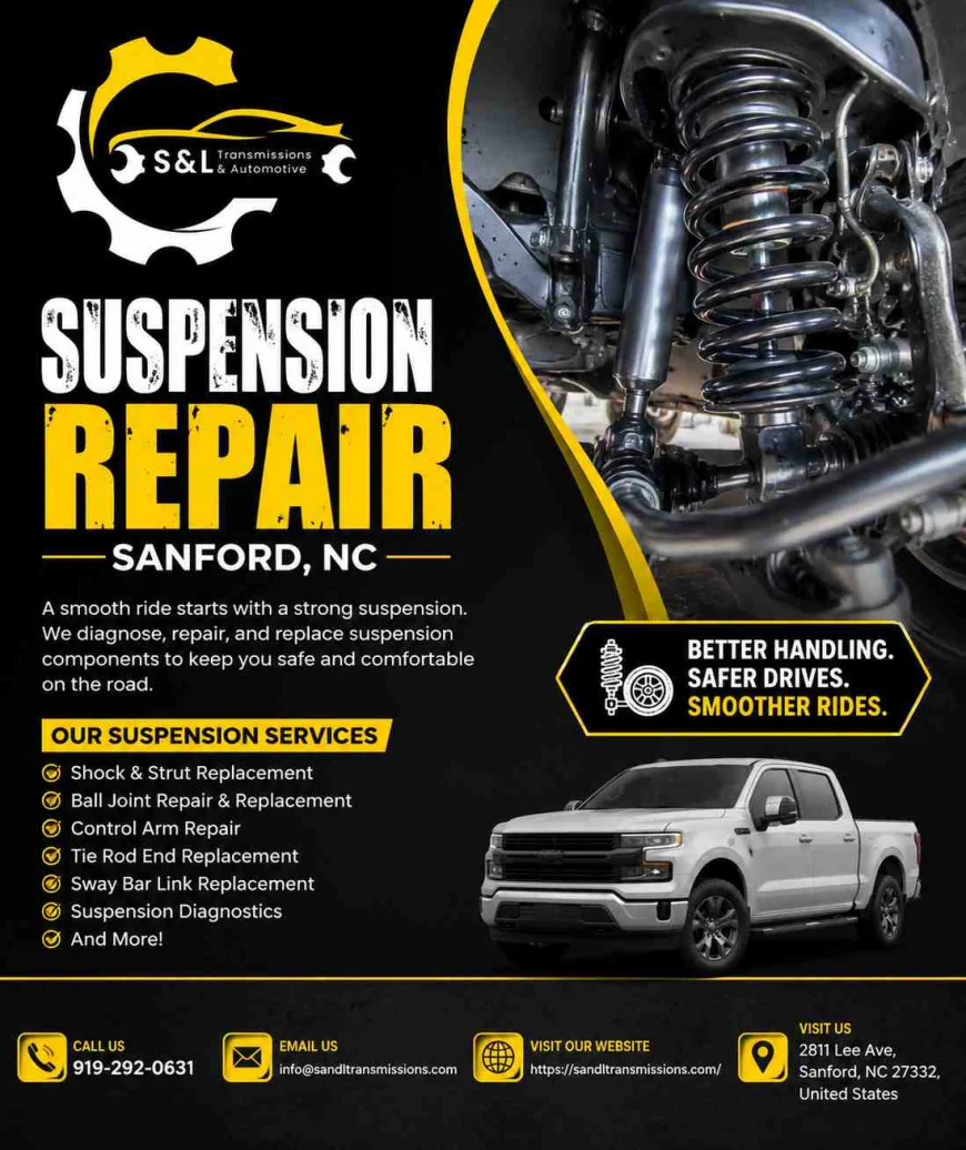 Expert Suspension Repair in Sanford, NC: What Every Driver Should Know